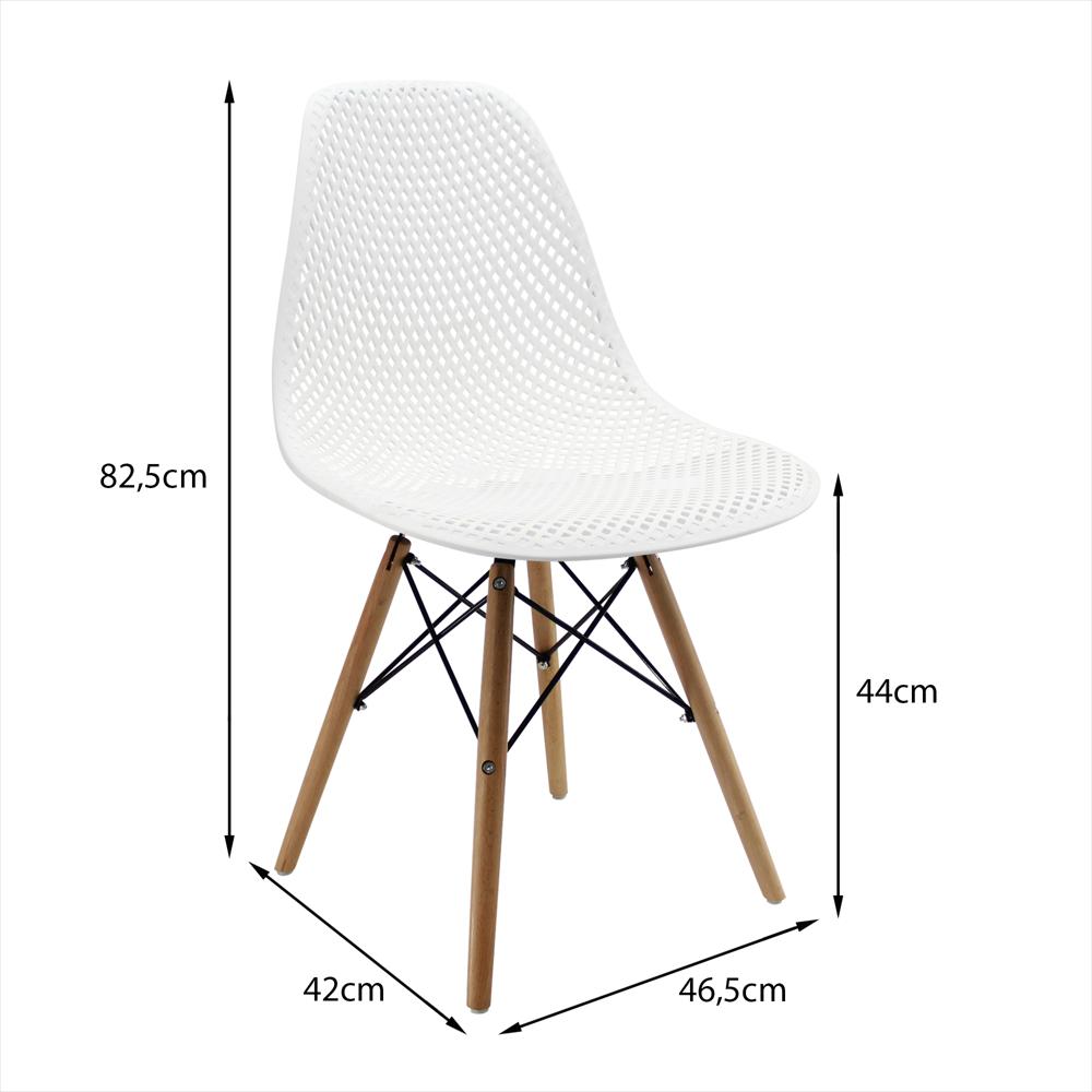 Silla Eames Colmeia Color Blanco img #5