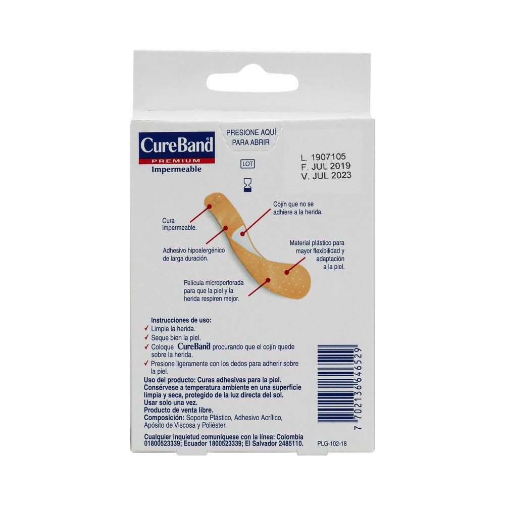 Curas CUREBAND premium impermeables (30  und) img #3