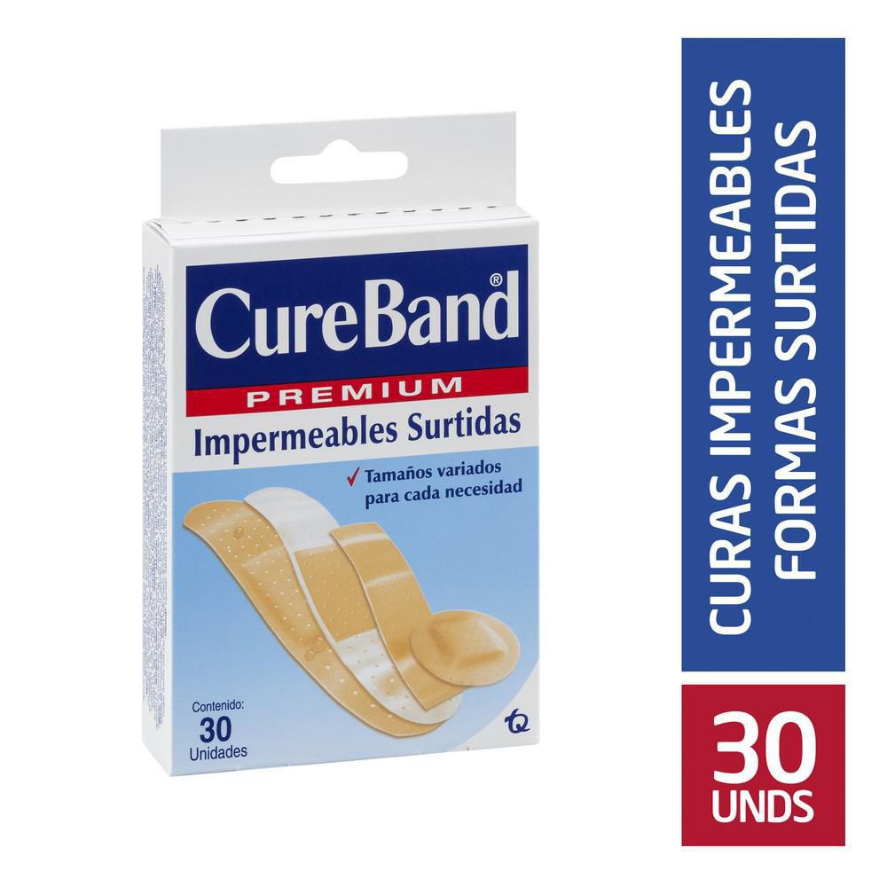 Curas CUREBAND premium impermeable surtidas (30  und) img #1