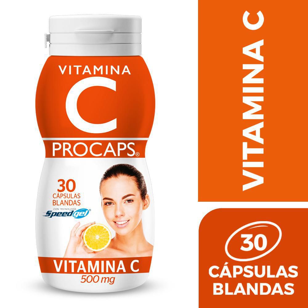 Cápsulas blandas PROCAPS Vitamina C (30  und) img #1