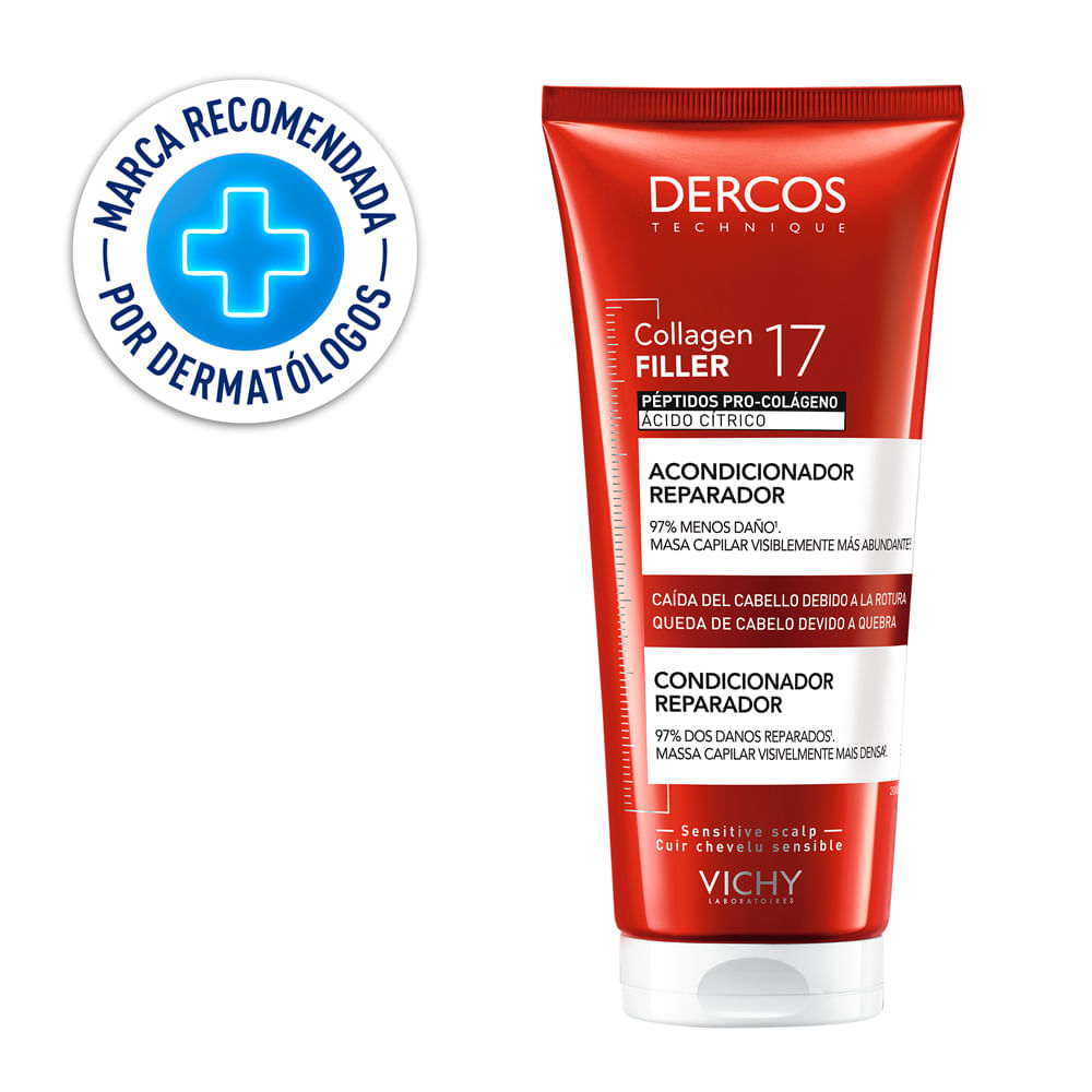 Acondicionador Dercos Collagen 17 Filler - Vichy img #2