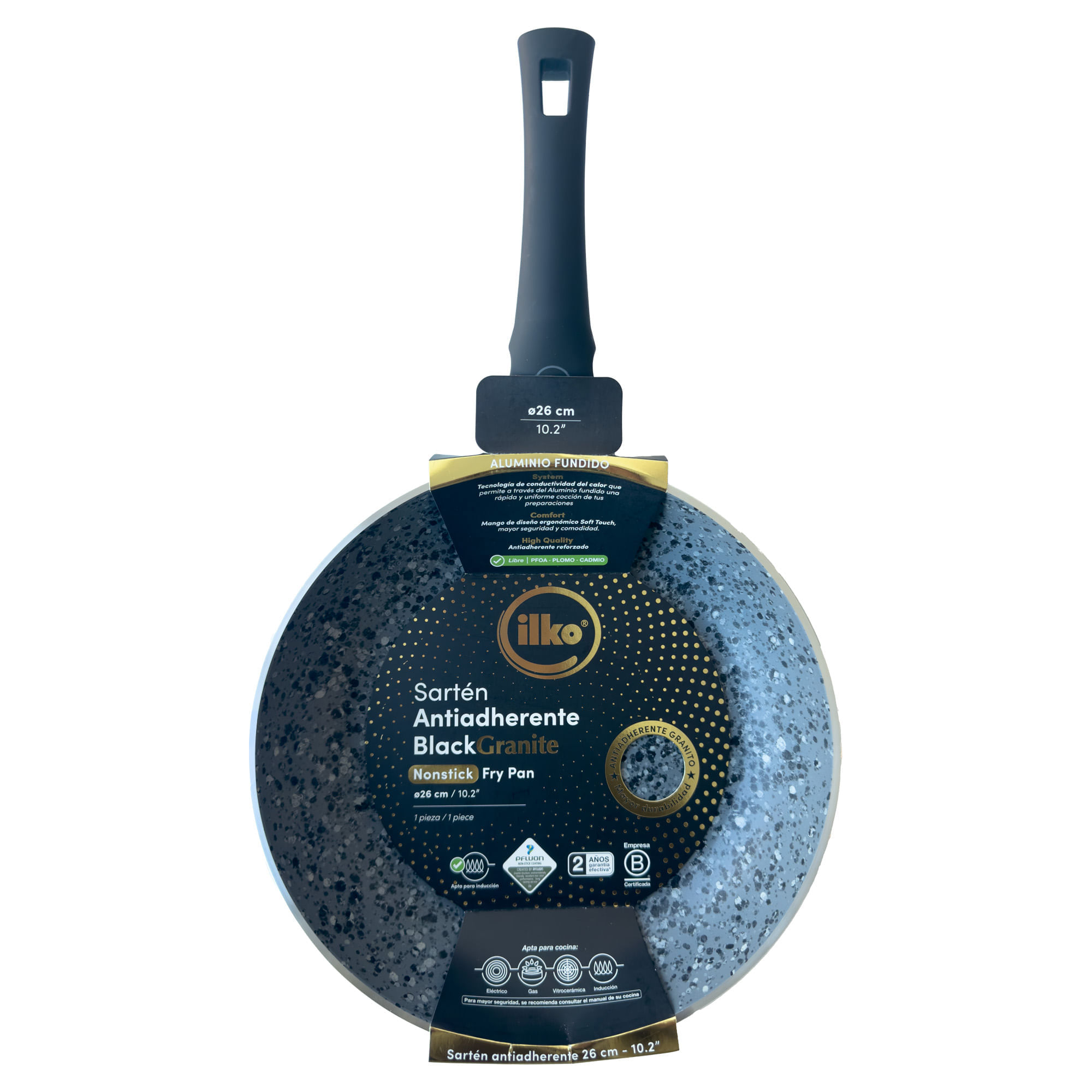 SARTEN ANTIADH 26 CM BLACK GRANITE img #1