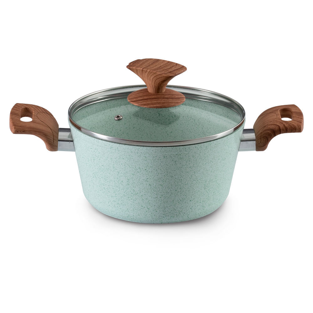 Batería Cerámica 7 Piezas Ilko Granito Menta Antiadherente img #8
