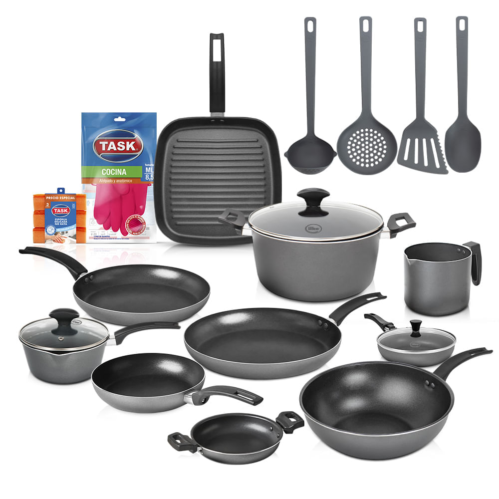 Batería de Cocina Ilko EveryDay 17pz Antiadherente img #2