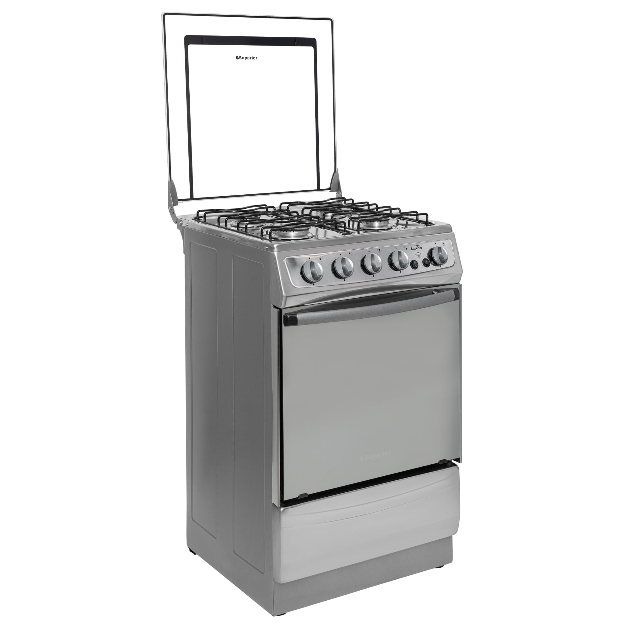 Estufa de Piso Superior 4 Puestos Horno Gas Natural AXXIS PLUS Inox img #1