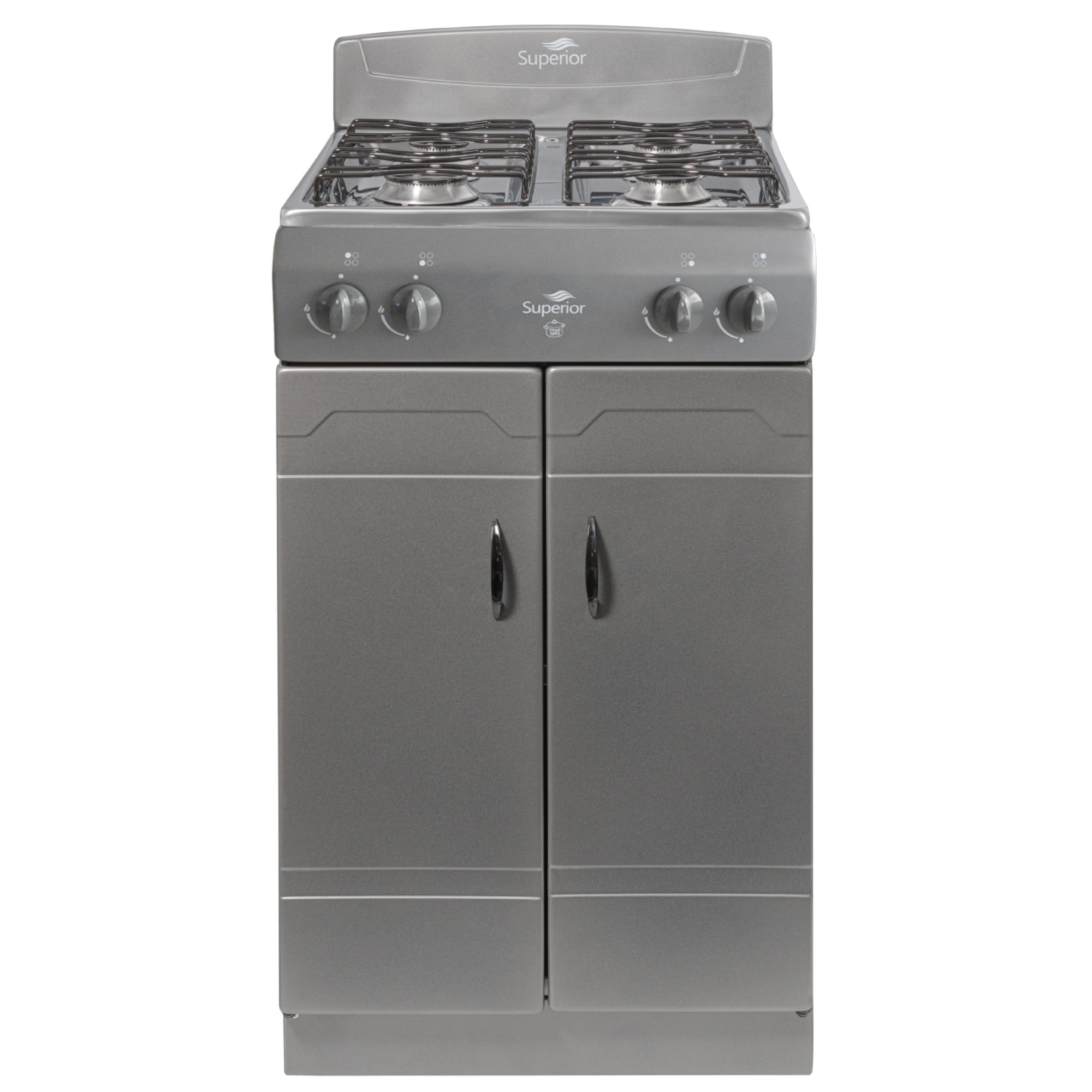 Estufa de Piso Superior 4 Puestos Gabinete Gas Natural 7015 Gris img #1