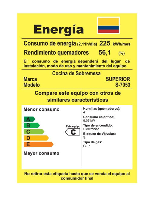 Estufa De Mesa Superior 4 Puestos Gas Propano 7053 Negra img #9