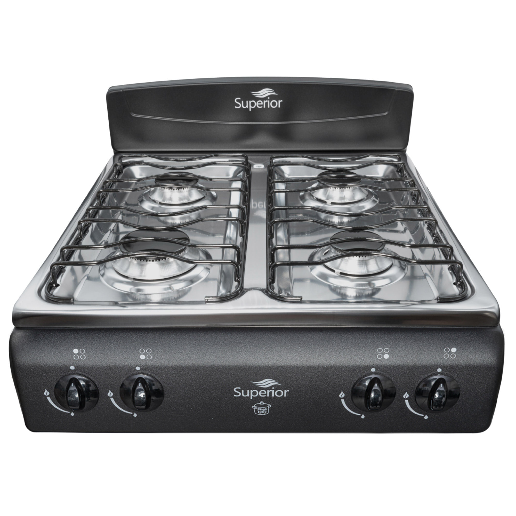 Estufa De Mesa Superior 4 Puestos Gas Propano 7053 Negra img #1