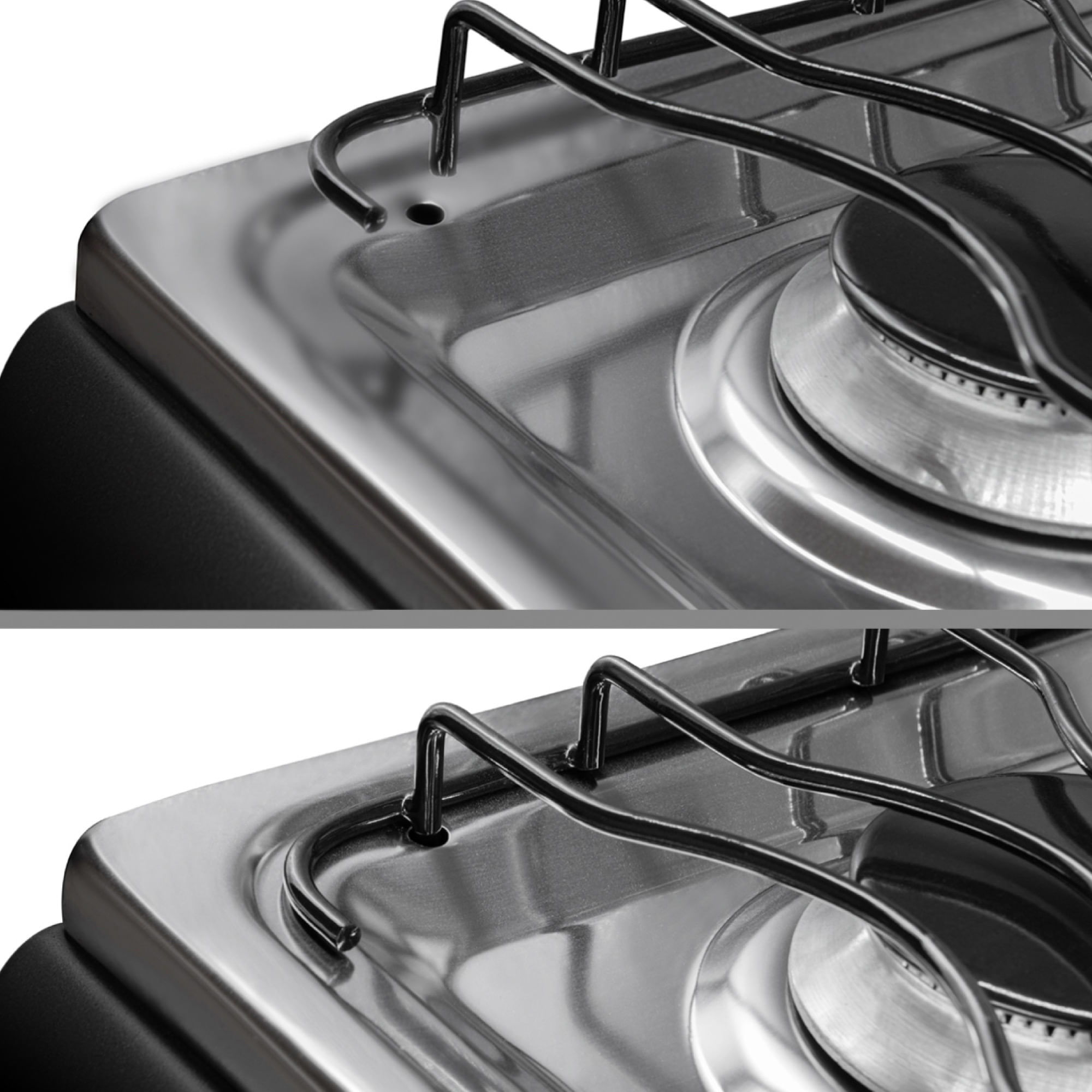Estufa de Piso Superior 4 Puestos Horno Gas Natural S-7005 Negra img #5