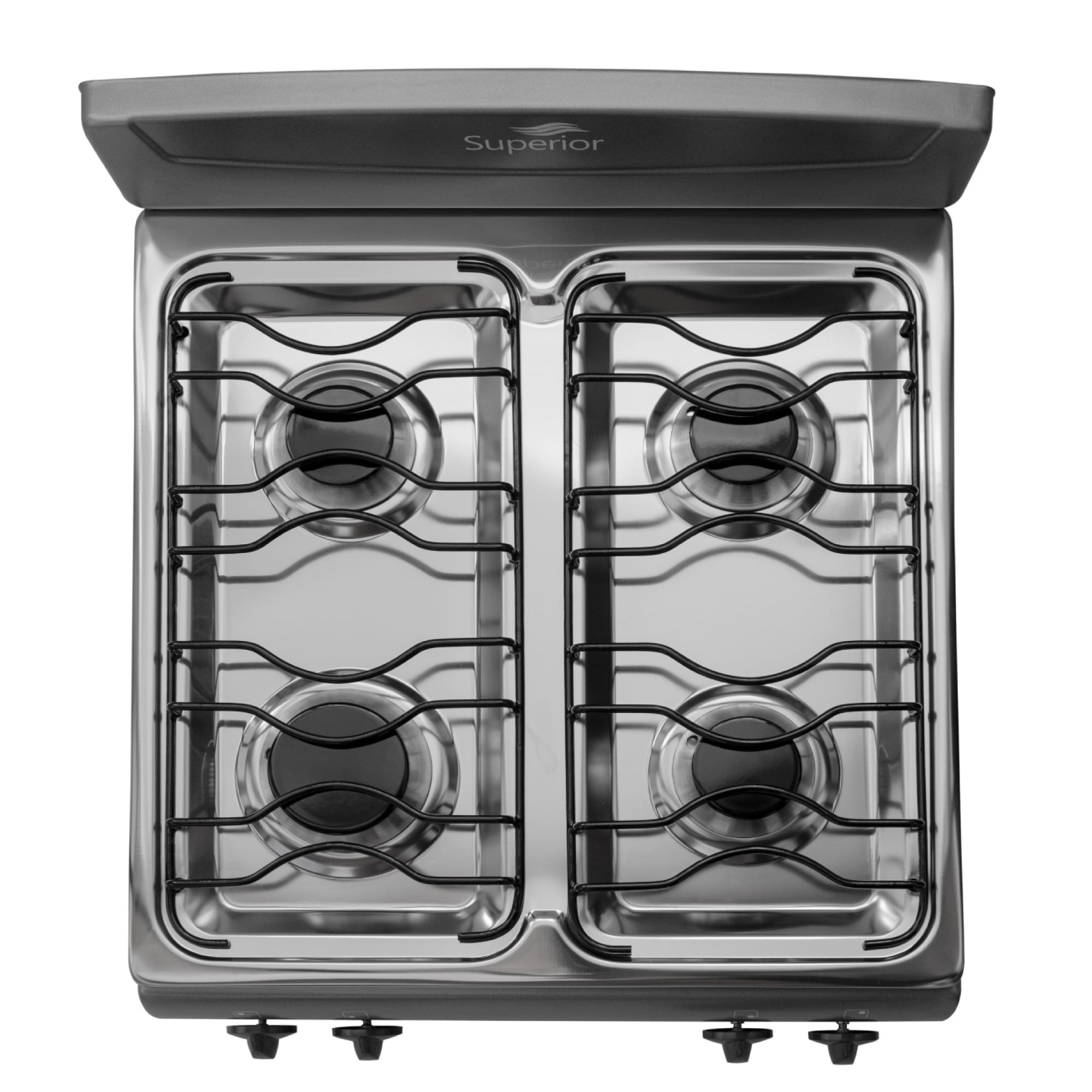 Estufa De Mesa Superior 4 Puestos Gas Natural 7053 Gris img #4