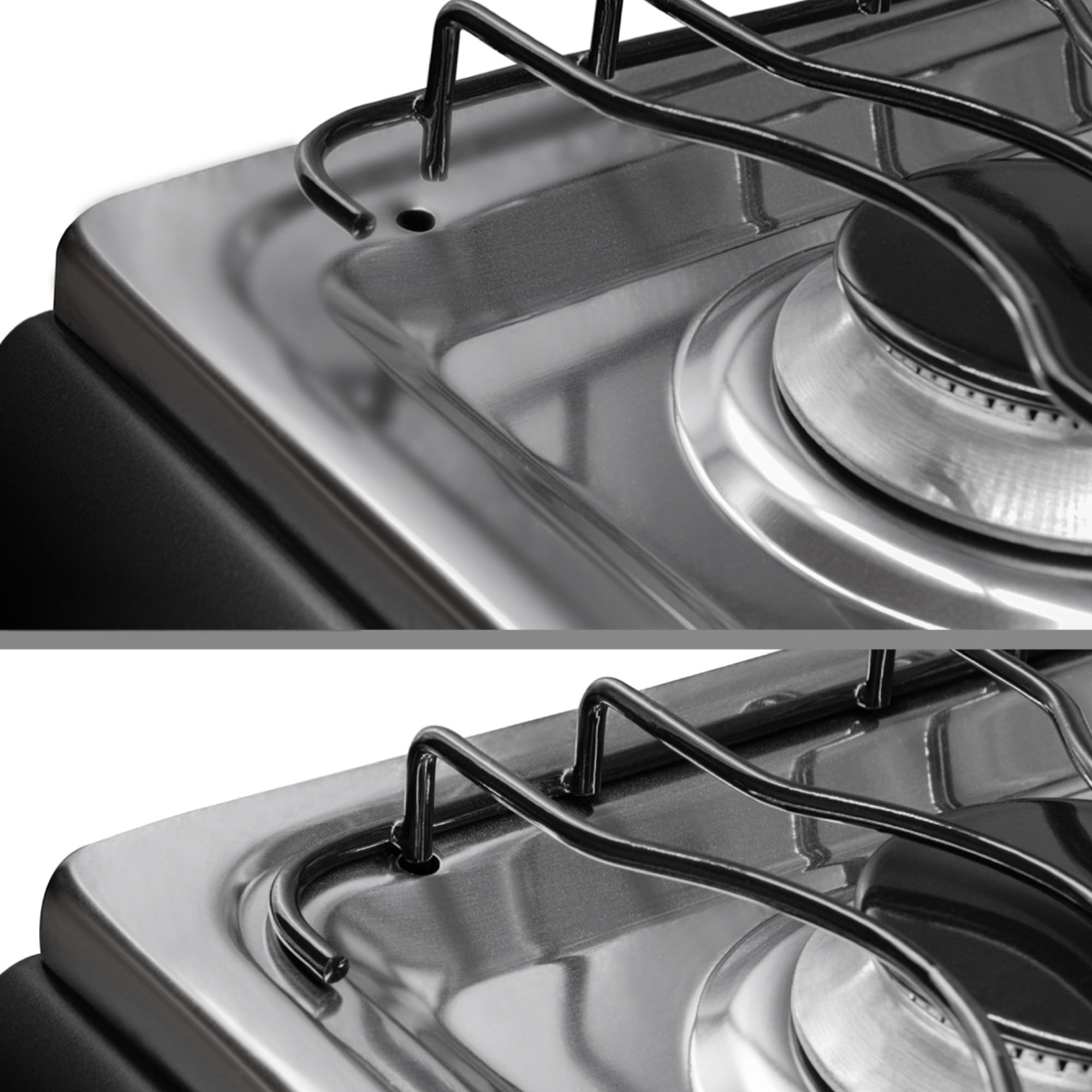 Estufa de Piso Superior 4 Puestos Horno Gas Natural AXXIS Negra img #5