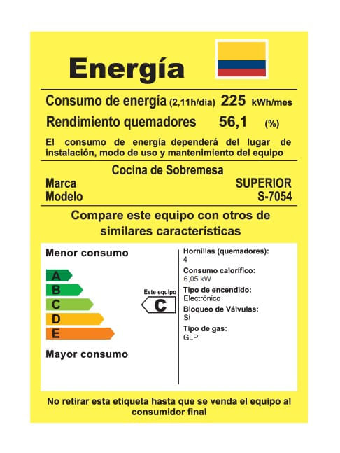 Estufa De Mesa Superior 4 Puestos Gas Propano 7054-1 Gris img #8