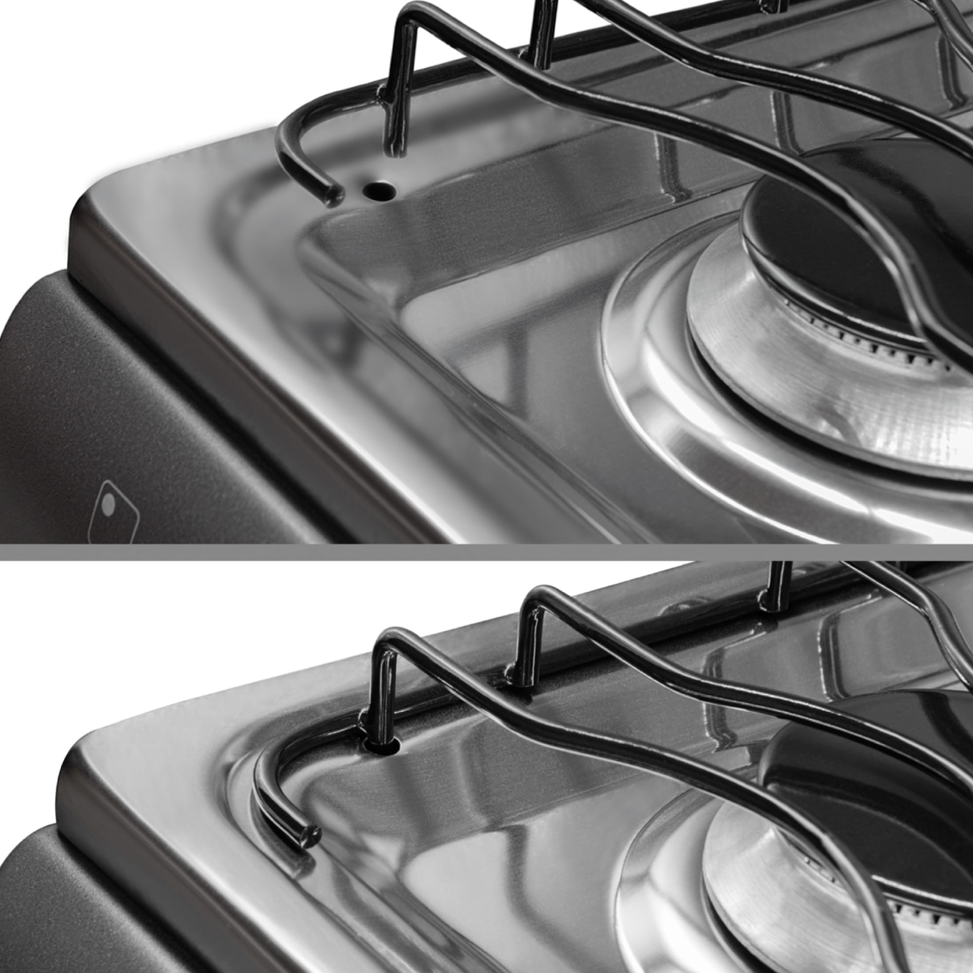 Estufa De Mesa Superior 4 Puestos Gas Propano 7054-1 Gris img #5
