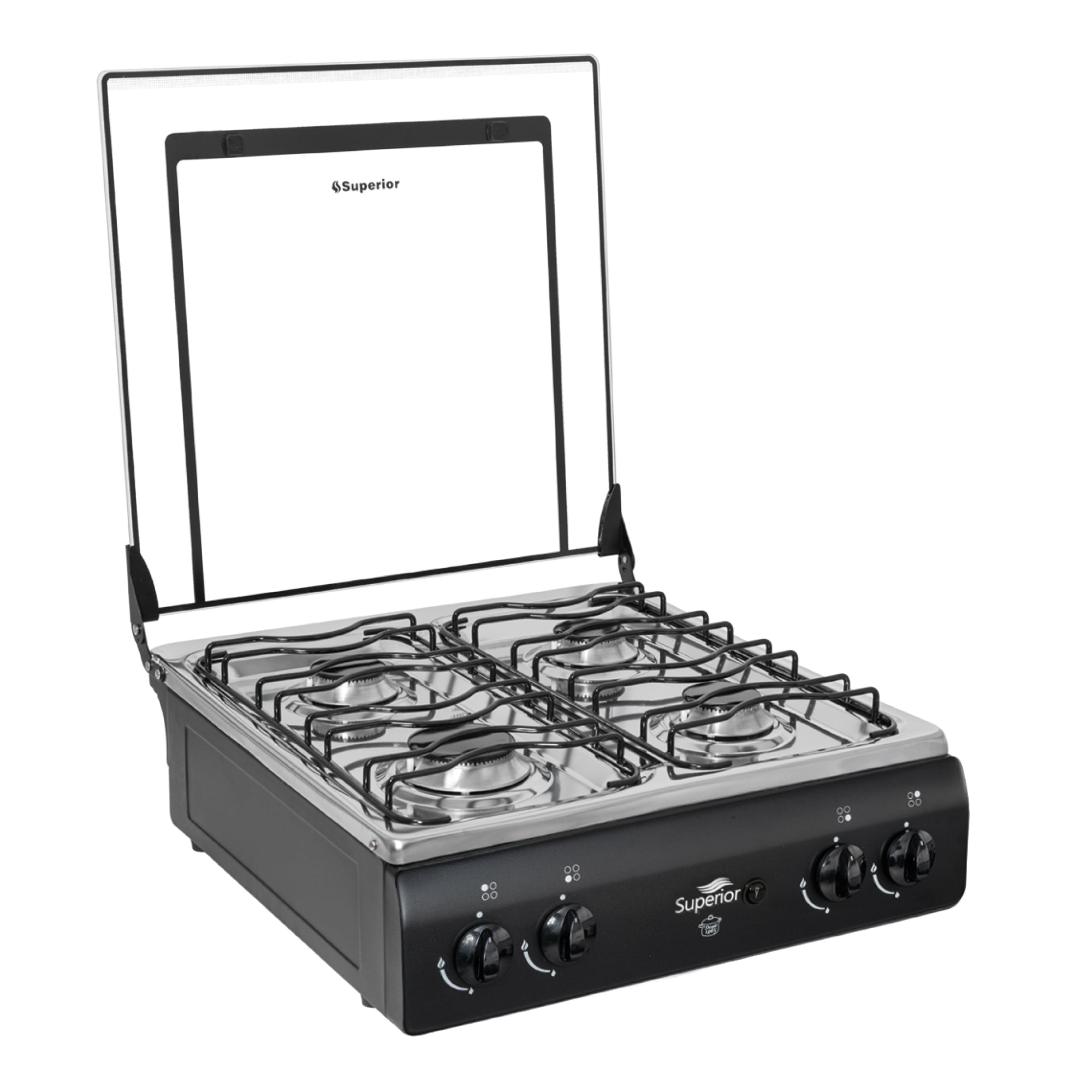 Estufa De Mesa Superior 4 Puestos Gas Propano 7054-1 Negra img #3