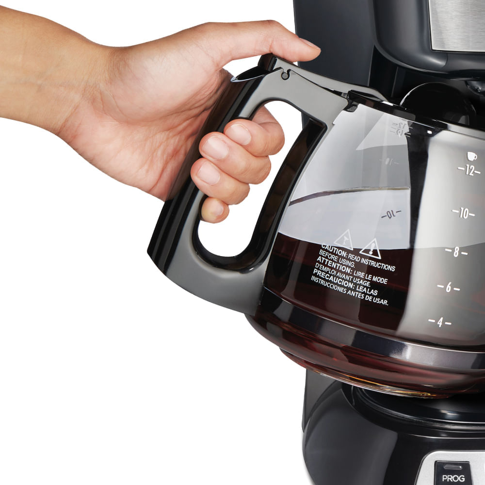 Cafetera Hamilton Beach con Temporizador 12 Tazas 49630-MX Negra img #3