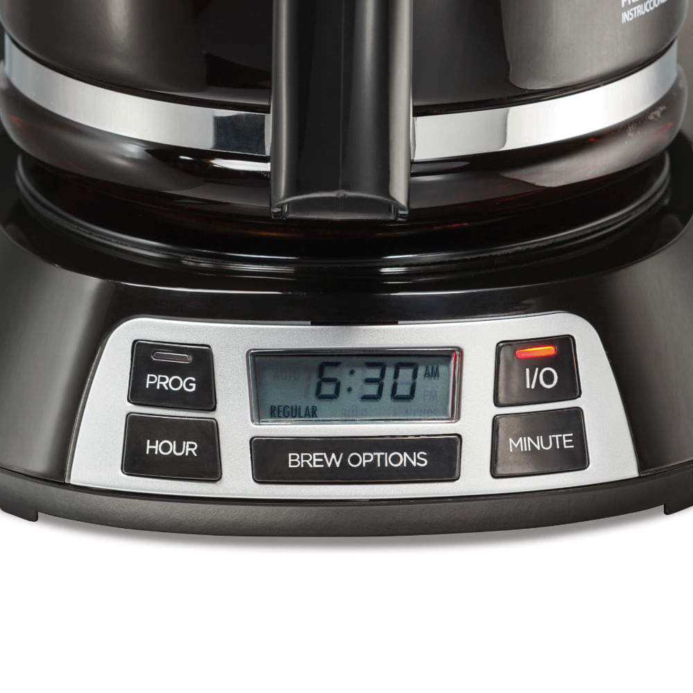 Cafetera Hamilton Beach con Temporizador 12 Tazas 49630-MX Negra img #4