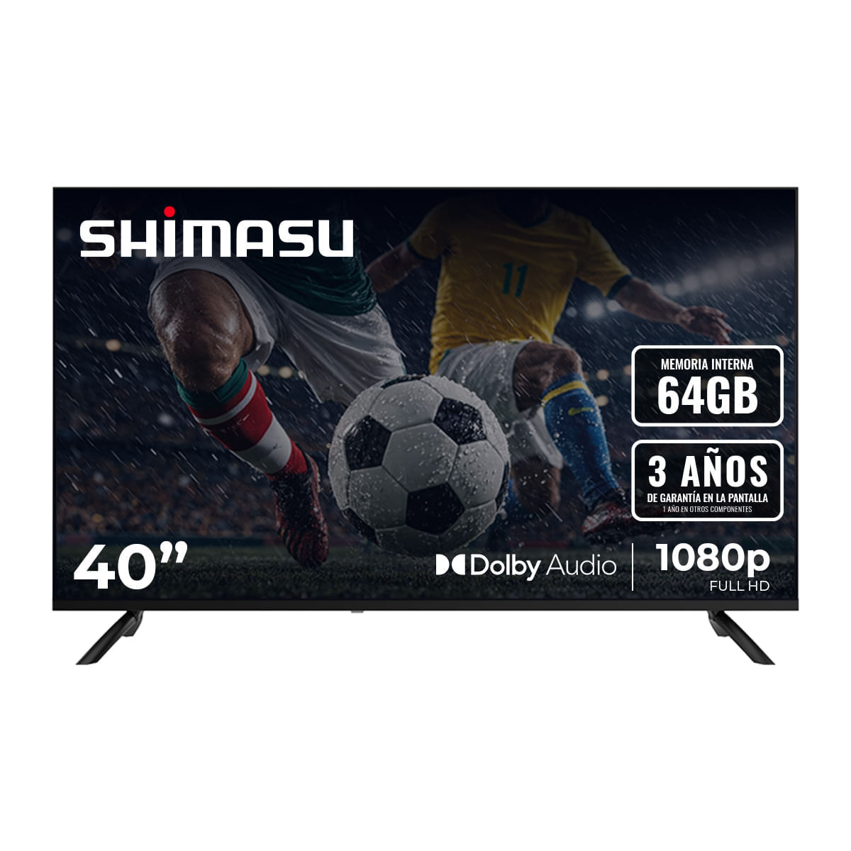 Televisor Shimasu 40" Pulgadas SH-TV40FAL1F5CO FHD LED Smart TV Google img #1