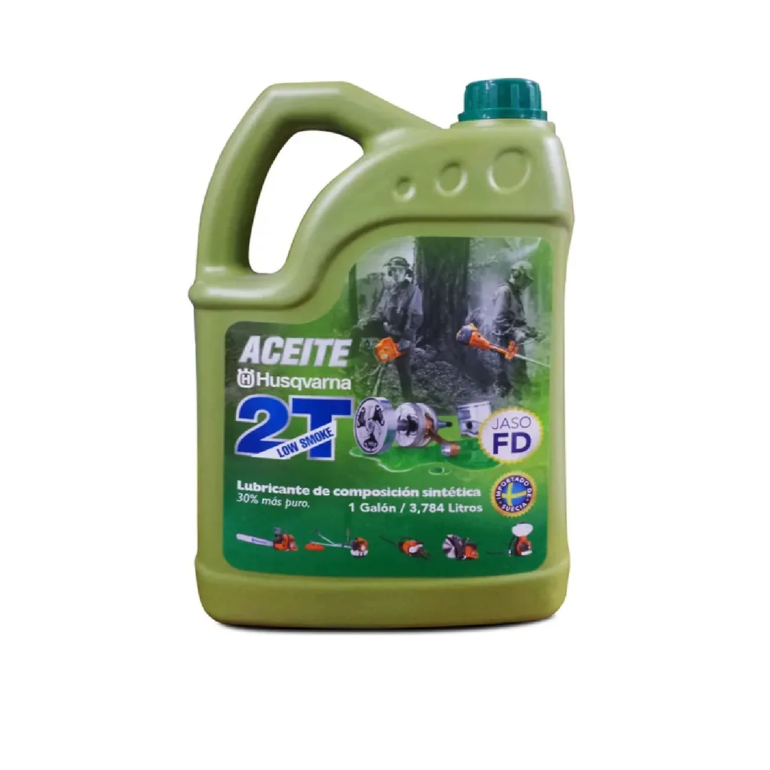 Aceite para Motores Husqvarna de 2 Tiempos 1 Galón 3784 ml img #1