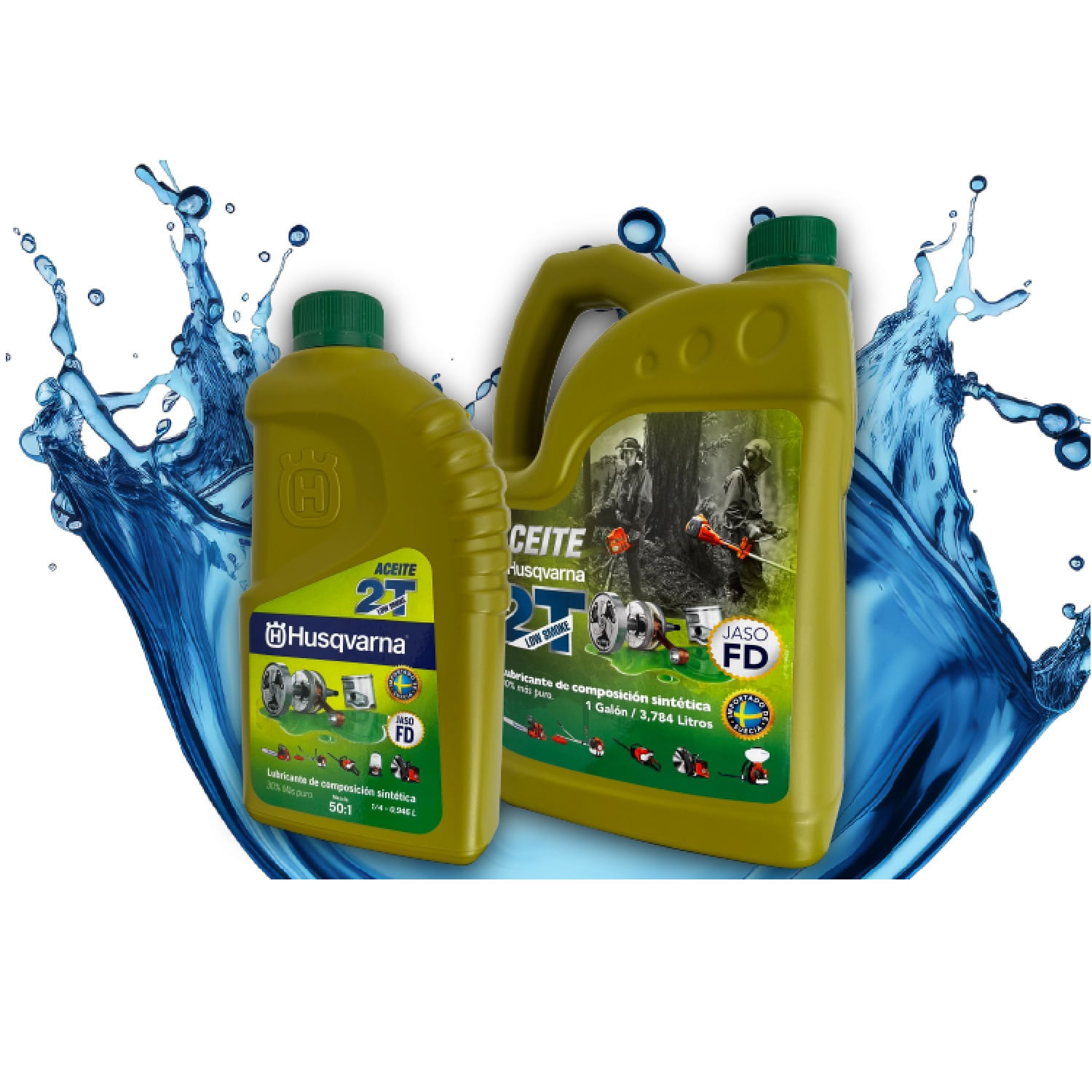 Aceite para Motores Husqvarna de 2 Tiempos 1 Galón 3784 ml img #3