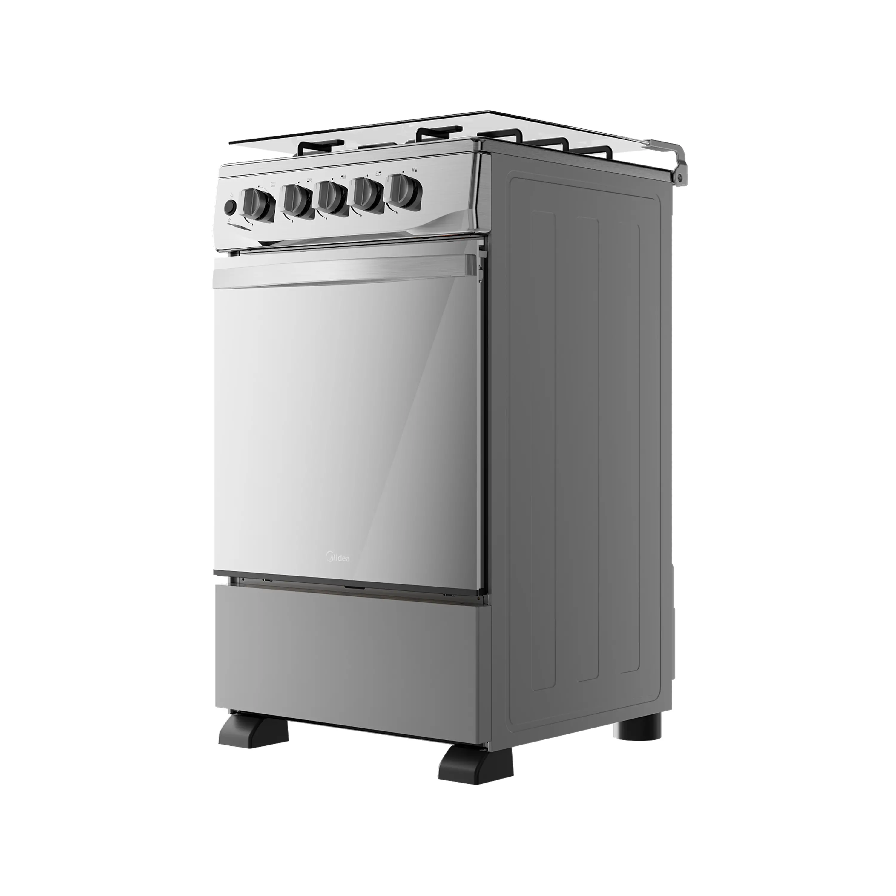 Estufa de Piso Midea 4 Puestos Grill Xtra Cook MGS20FS1LFAWMSS-CO Inox img #4