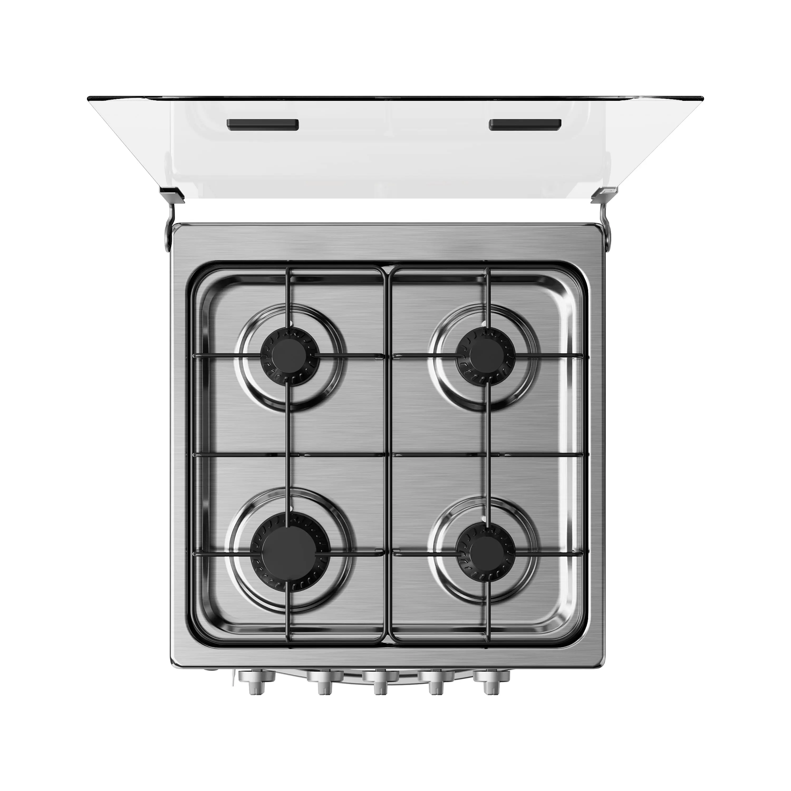 Estufa de Piso Midea 4 Puestos Grill Xtra Cook MGS20FS1LFAWMSS-CO Inox img #6