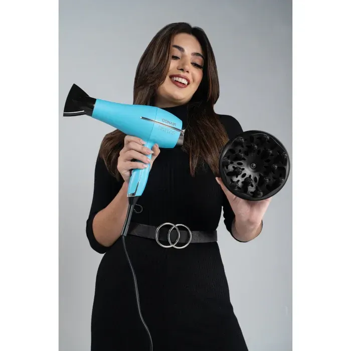 Secador Profesional Conair Infusión Hialurónica 650Al Azul Turquesa img #8