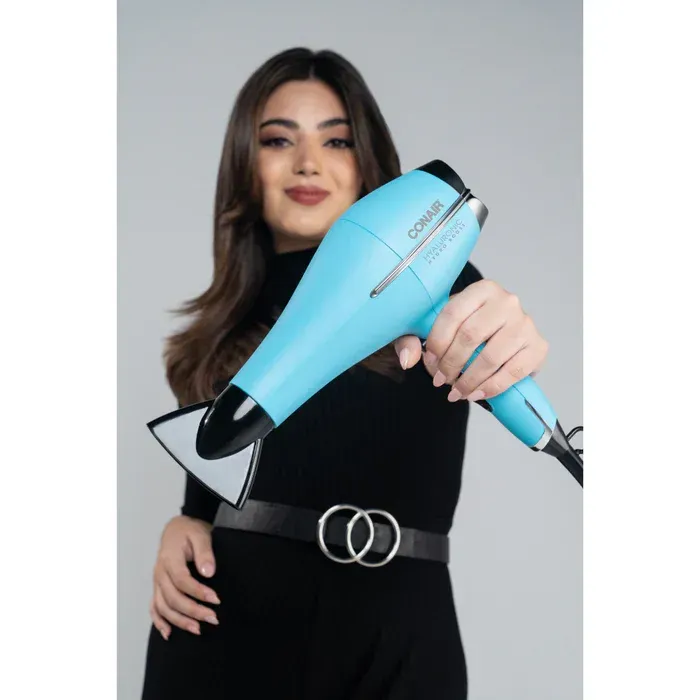 Secador Profesional Conair Infusión Hialurónica 650Al Azul Turquesa img #7