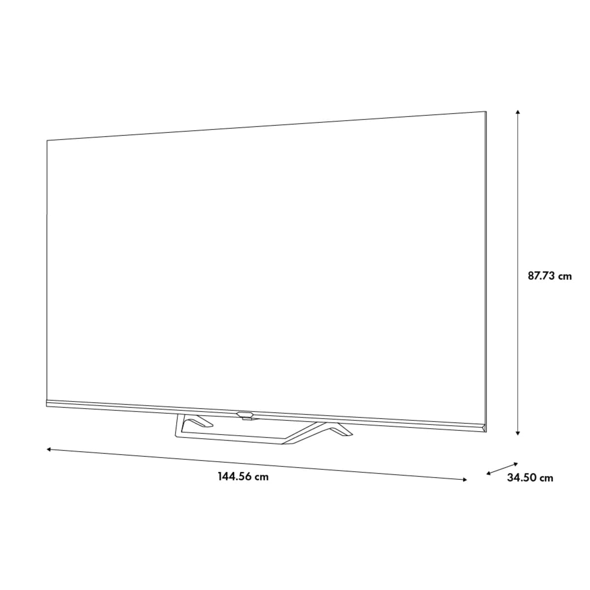 Televisor Haier 65" Pulgadas H65S80FUX QLED Smart TV Google img #2