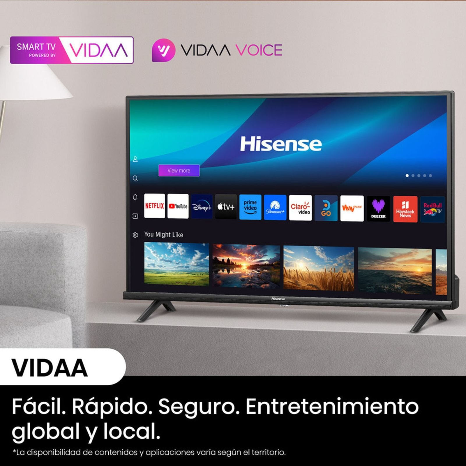 Televisor Hisense 32" Pulgadas 32A4N HD Smart TV img #7