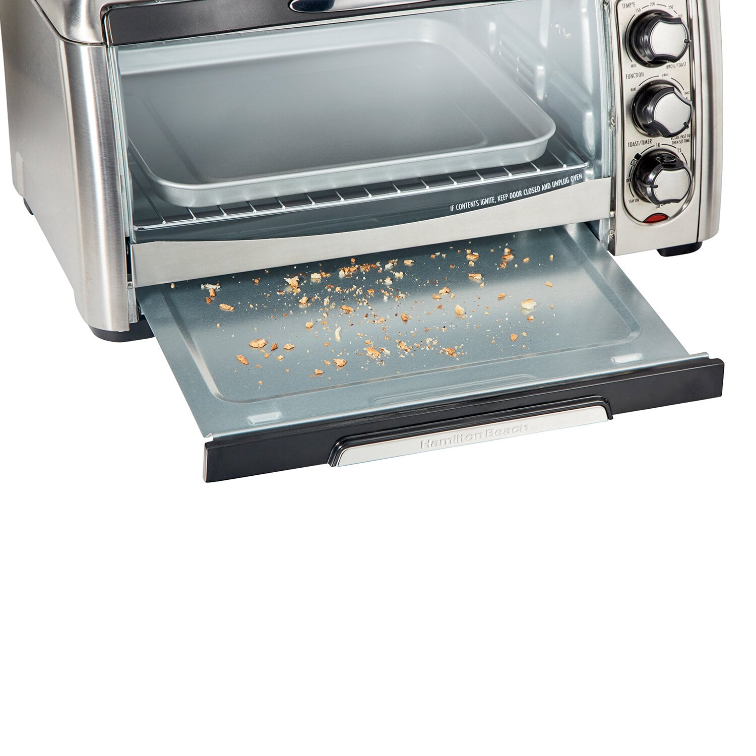 Horno Tostador Hamilton Beach con Freidora de aire 16 litros 31323 Plateado img #5