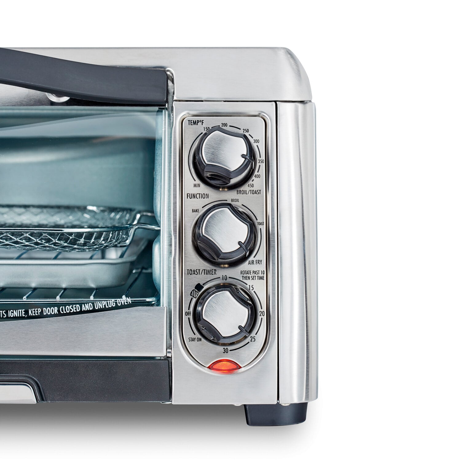 Horno Tostador Hamilton Beach con Freidora de aire 16 litros 31323 Plateado img #4