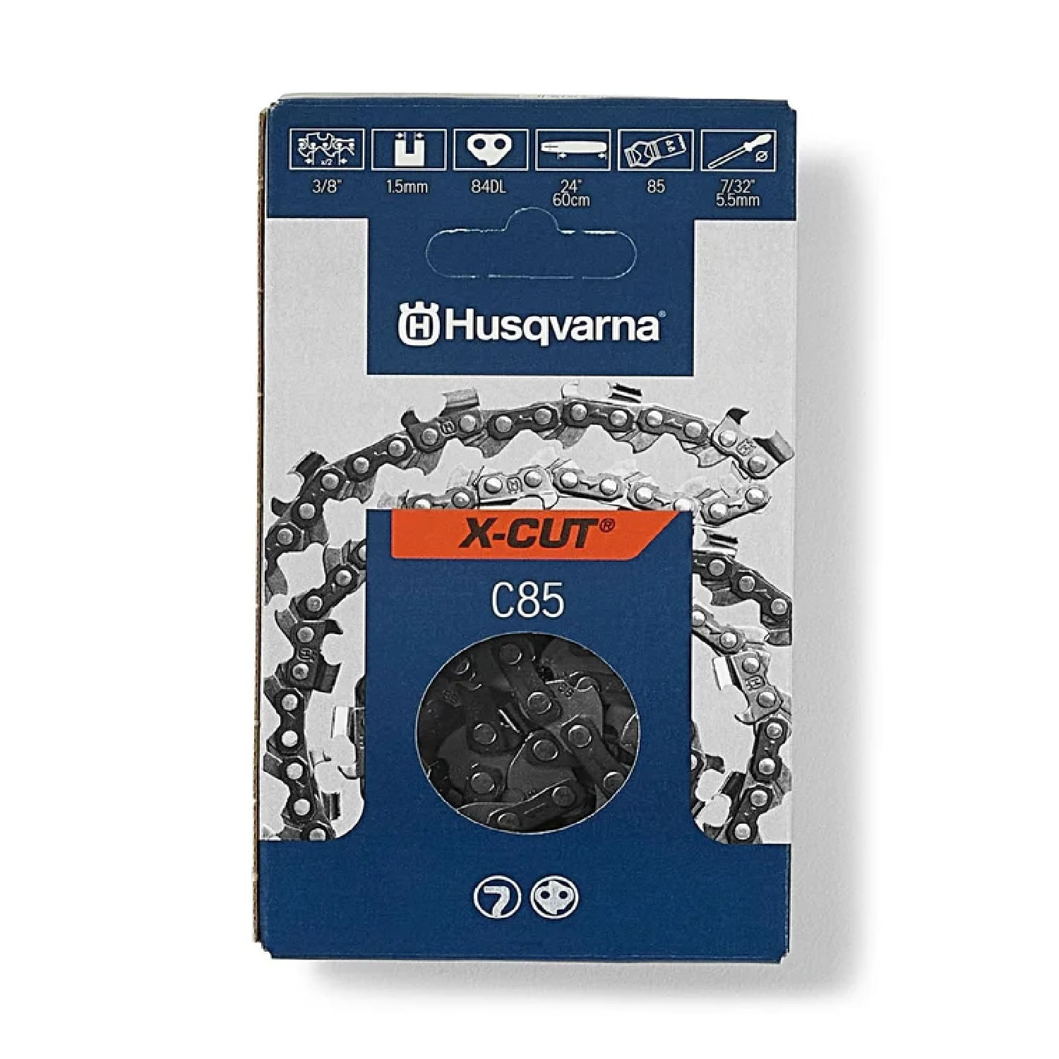 Cadena para Motosierra Husqvarna 61 24" Pulgadas 3/8 1.5 mm img #1