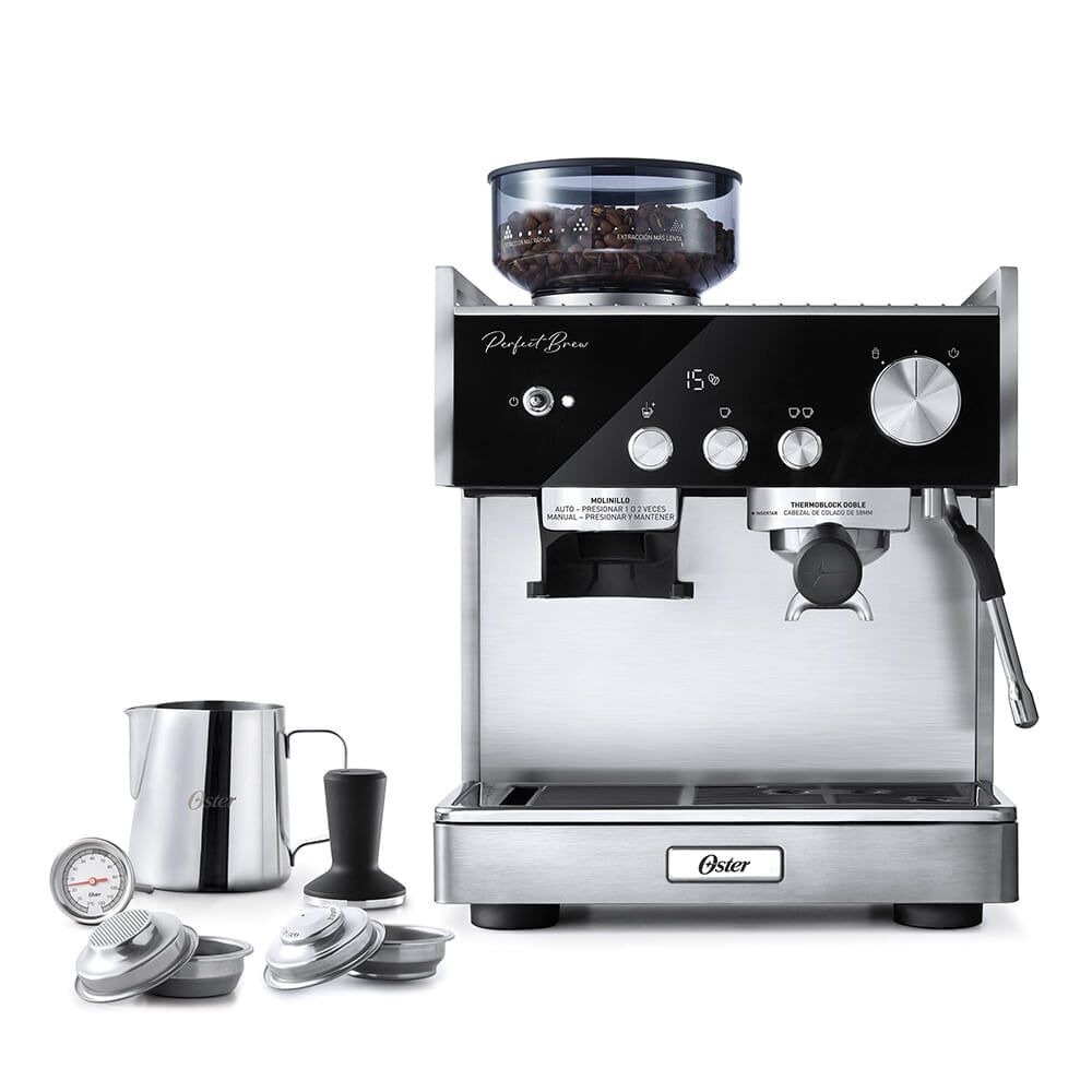 Cafetera Oster Espresso Perfect Brew BVSTEM7400 Plata img #2