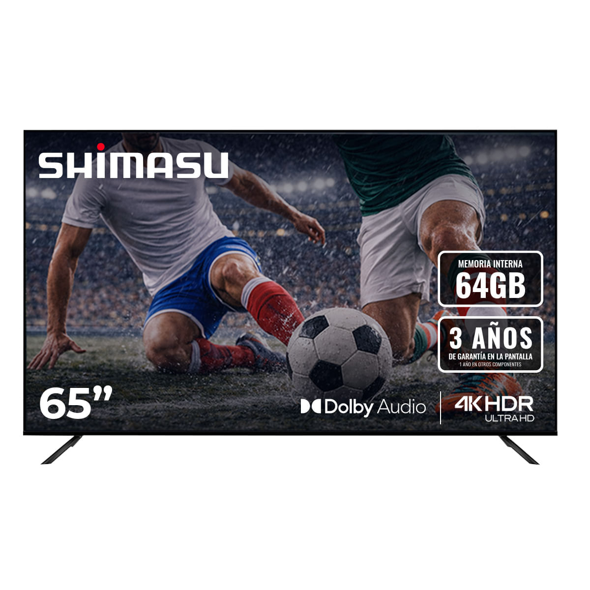 Televisor Shimasu 65" Pulgadas SH-TV65UTL1F5CO 4K UHD LED Smart TV Google img #1