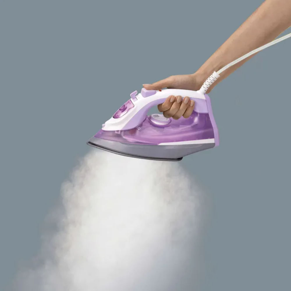 Plancha de Vapor Hamilton Beach Antiadherente Extra-Glide 14100 Morada img #5