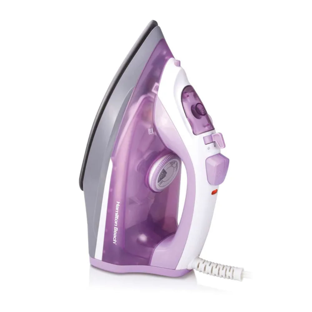 Plancha de Vapor Hamilton Beach Antiadherente Extra-Glide 14100 Morada img #1