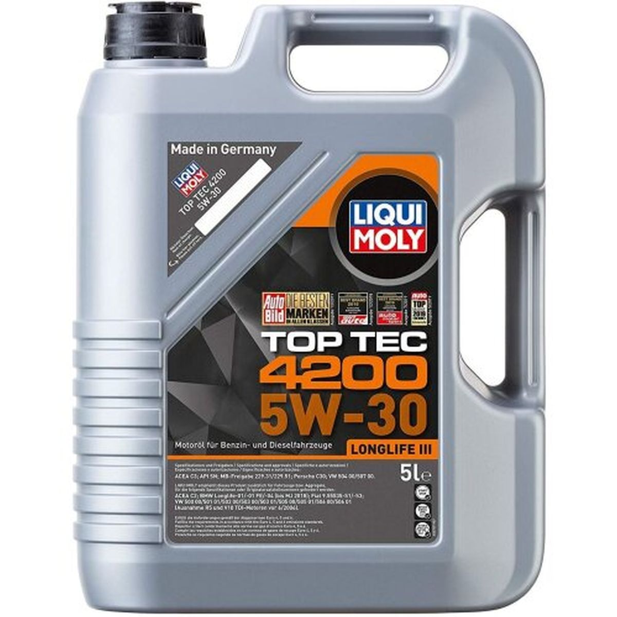 Aceite 5W30 5L Carro Liqui Moly Top Tec 4200 Dual img #1