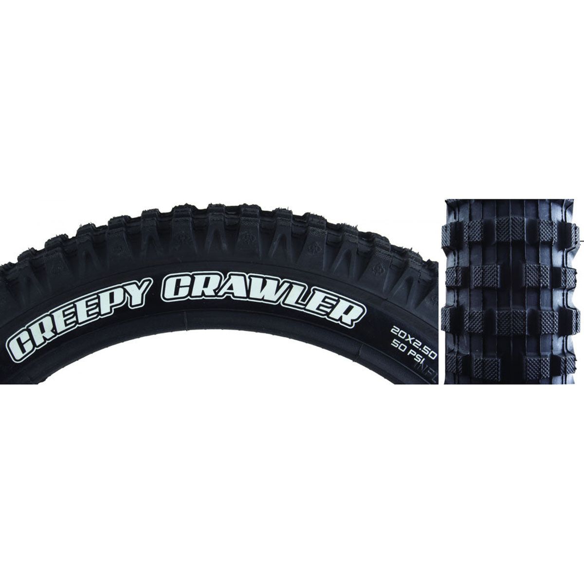 Llanta Maxxis Creepy Crawler Rear 20" x 2.50" ST 25TPI img #2