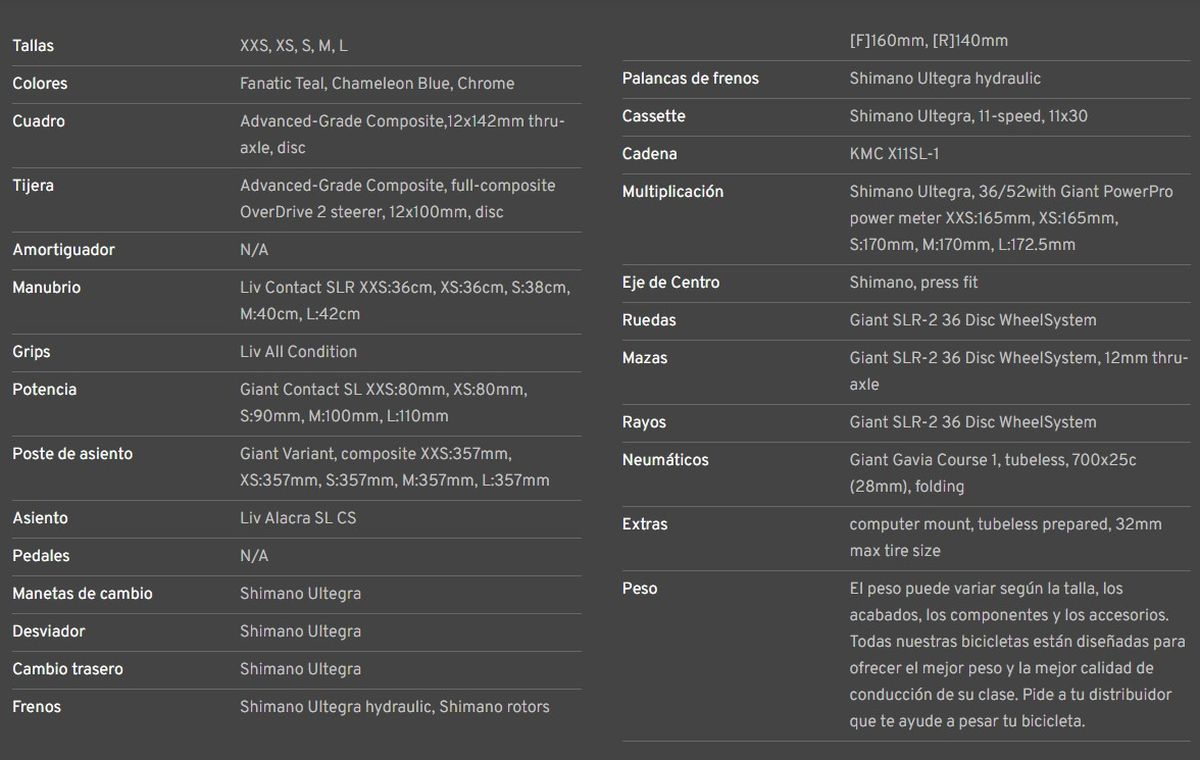 Bicicleta Ruta Liv Langma Advanced Pro Disc 1 2022 img #7