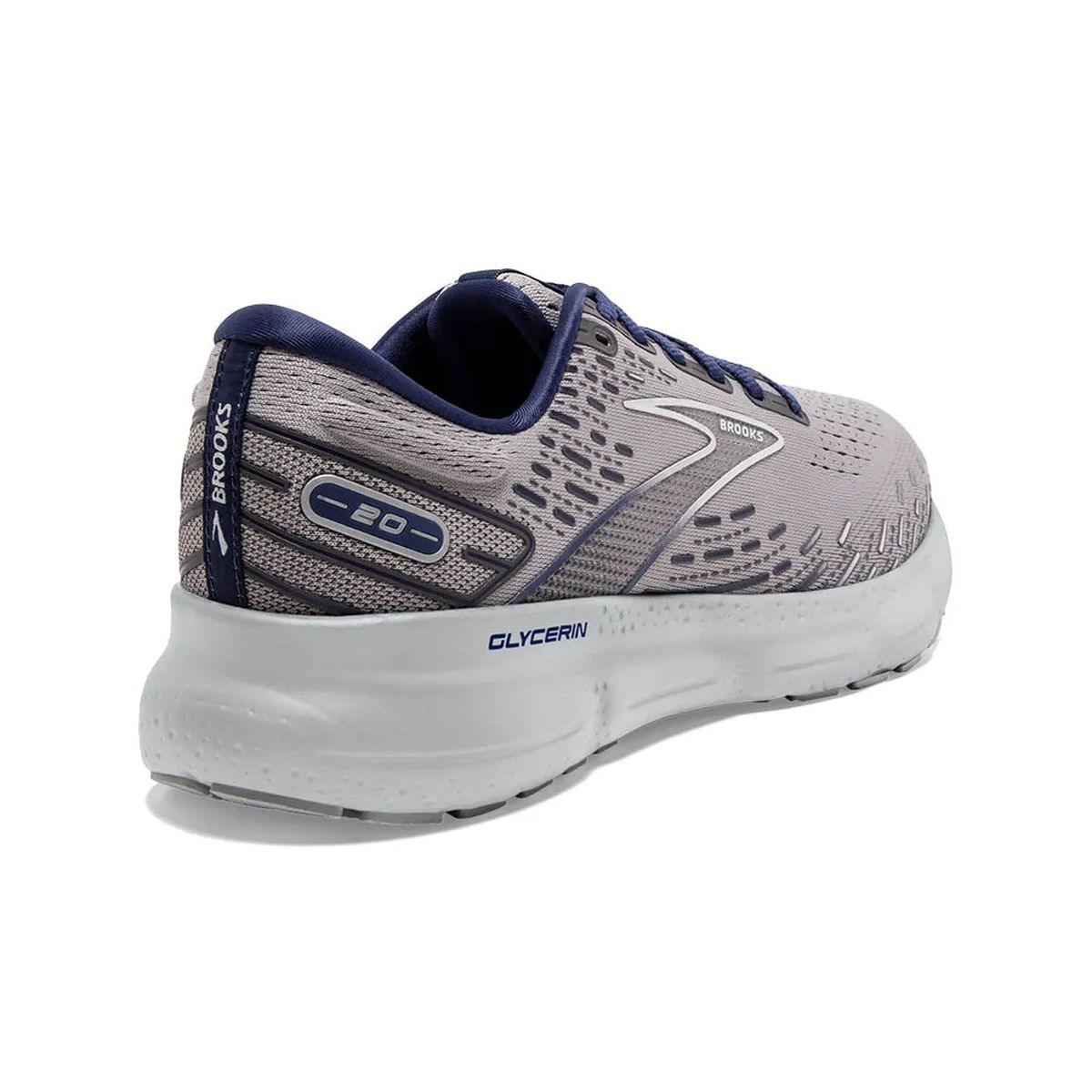 Tenis Brooks Glycerin 20 Hombre Gris/Azul img #3