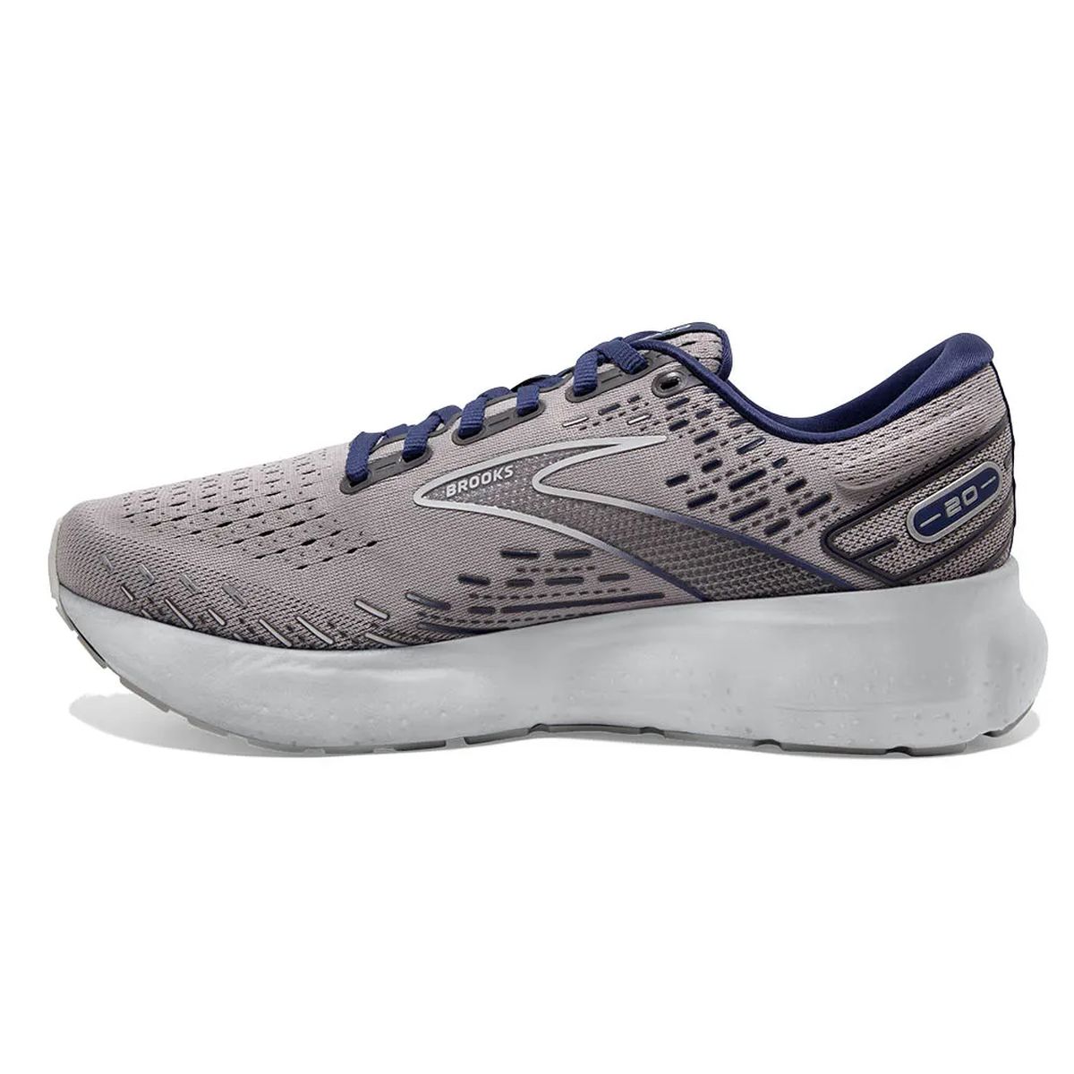 Tenis Brooks Glycerin 20 Hombre Gris/Azul img #4