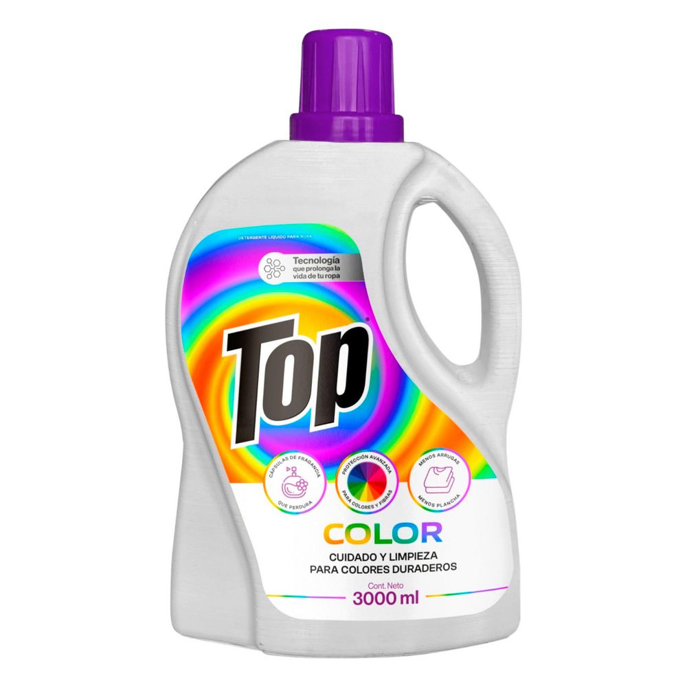 Detergente líquido TOP ropa color (3000  ml) img #1
