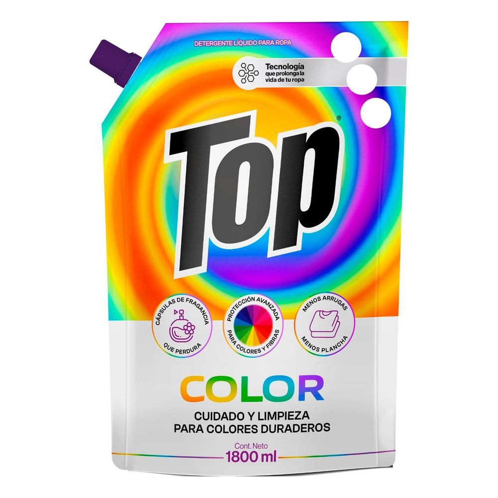Detergente líquido TOP ropa color (1800  ml) img #1