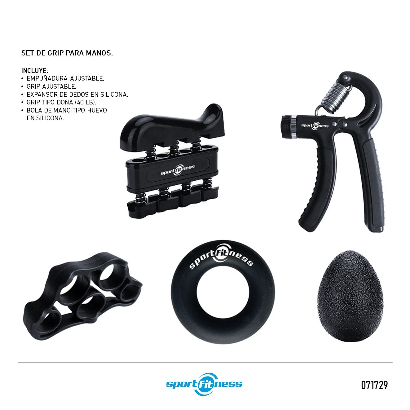 Set De Grip Hgs-501 Sportfitness img #6