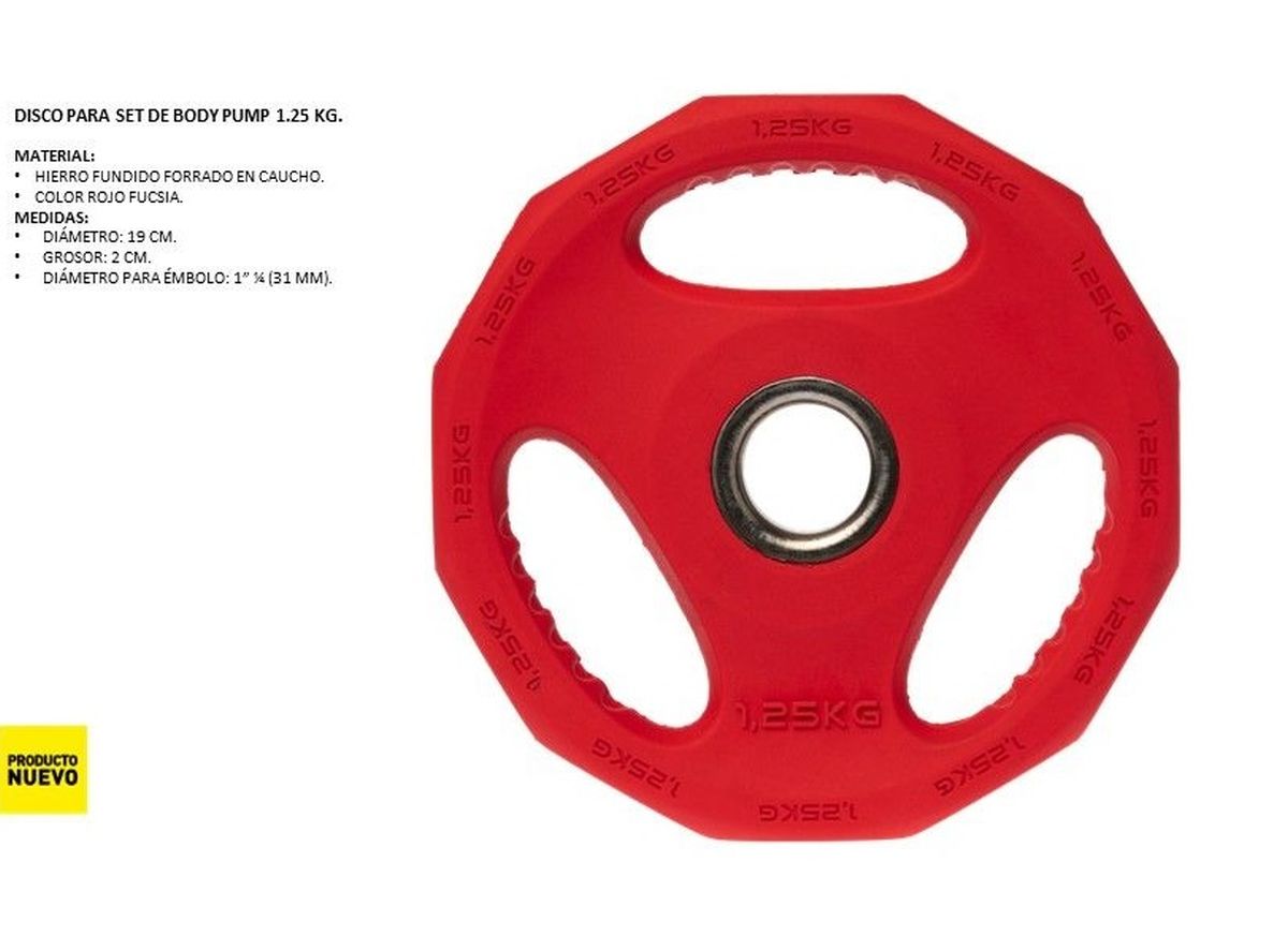 Disco Para Set De Body Pump Kg Pl-R-303 Sportfitness img #4