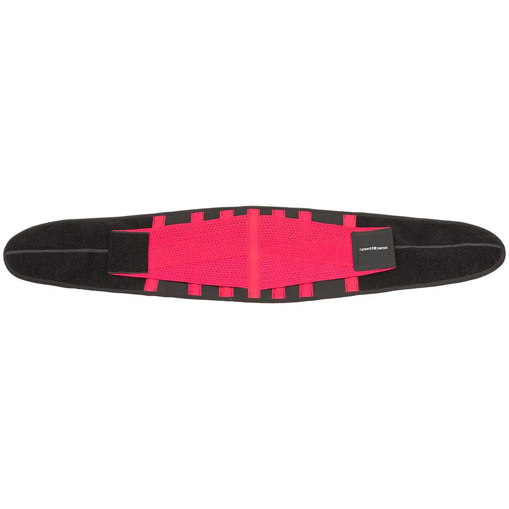 Faja Protectora con Doble Ajuste Sportfitnes Negro/Fucsia img #3
