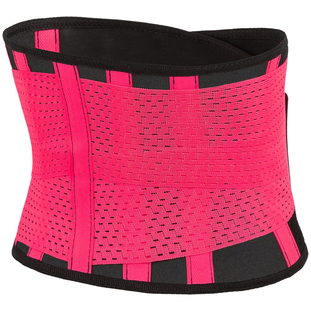 Faja Protectora con Doble Ajuste Sportfitnes Negro/Fucsia img #2