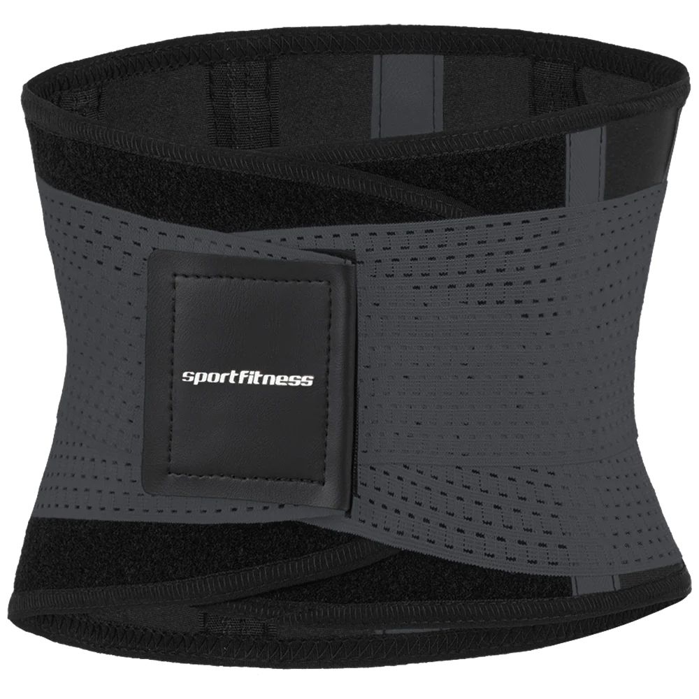 Cinturon con Doble Ajuste Sportfitnes Negro/Gris img #1