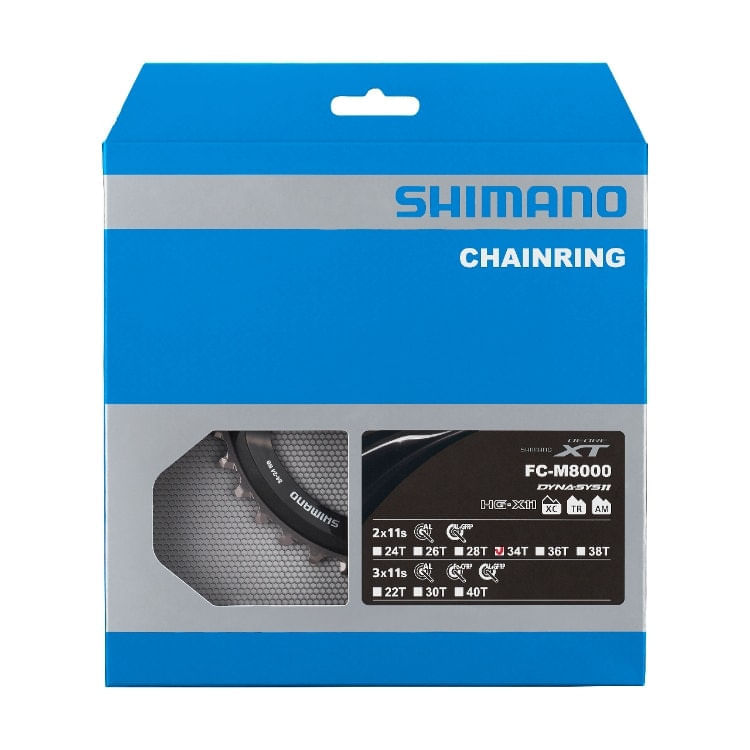 Plato Shimano Deore XT FC-M8000 2X 11S 34T img #2