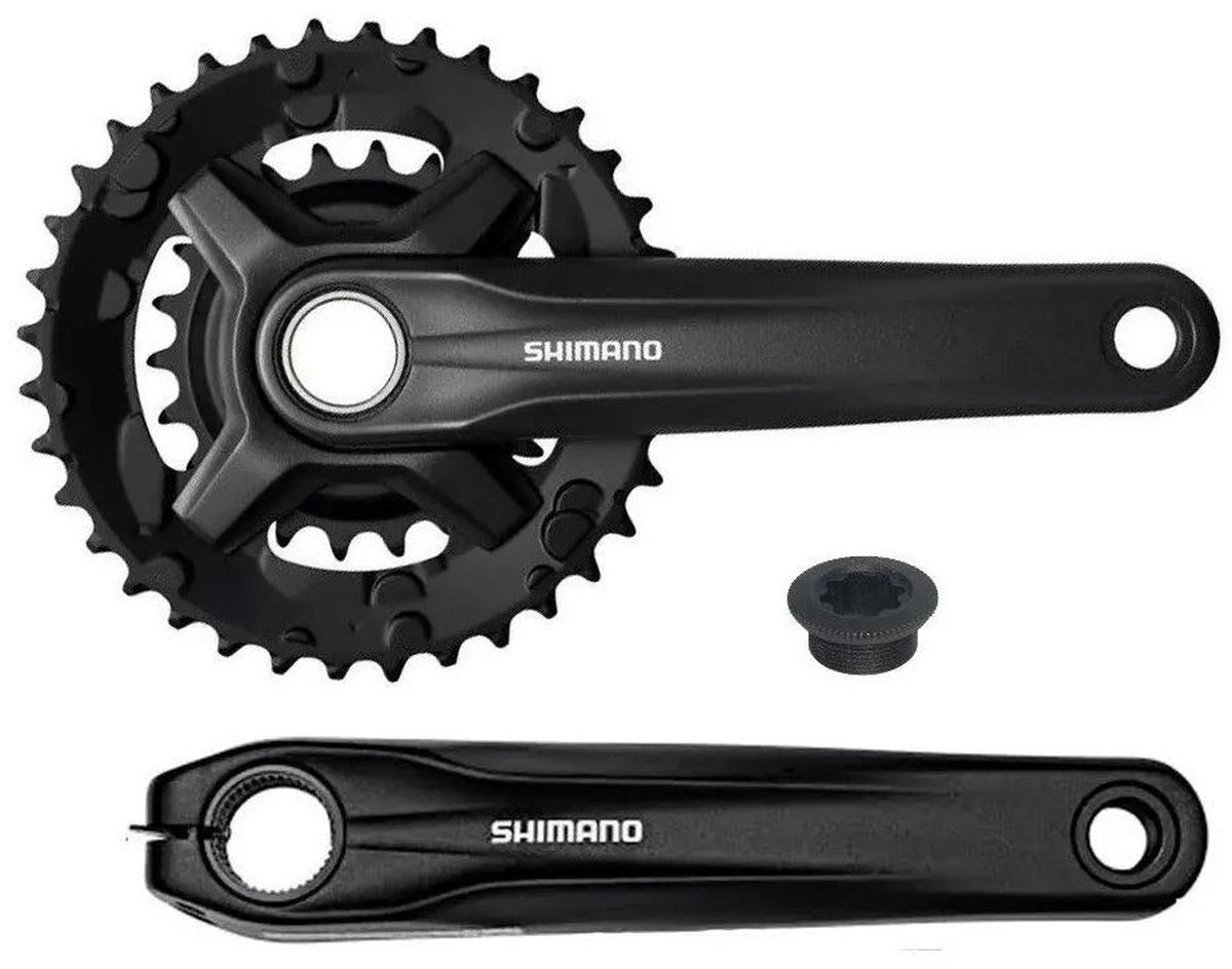 Juego de Bielas Shimano Biplato Altus FC-MT210-2 2x9 Vel img #1